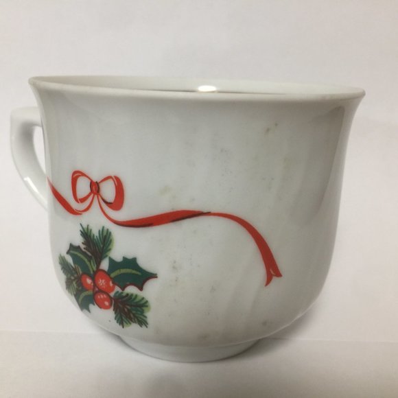 Tea Coffee Cup Christmas Mistletoe Korona Poland - Picture 9 of 16
